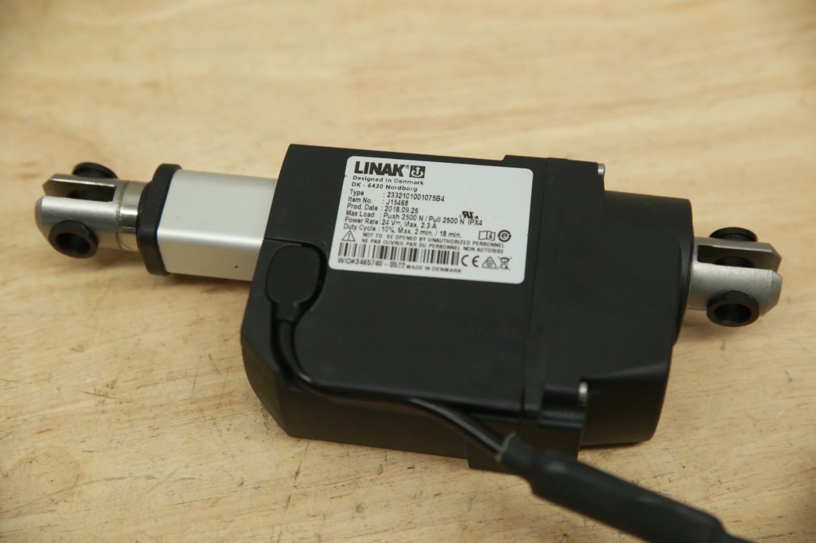 TESTED Linak Backrest Recline Actuator for Quickie Power Chairs DK-6430 J15468