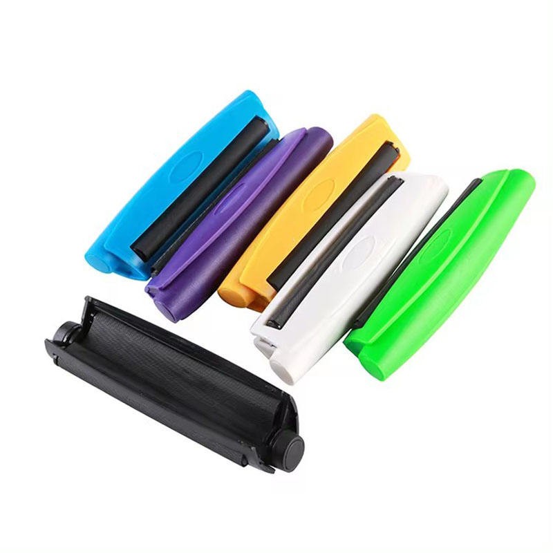White 110mm Manual Herbs Roller – Cigarette Rolling Machine Color White**