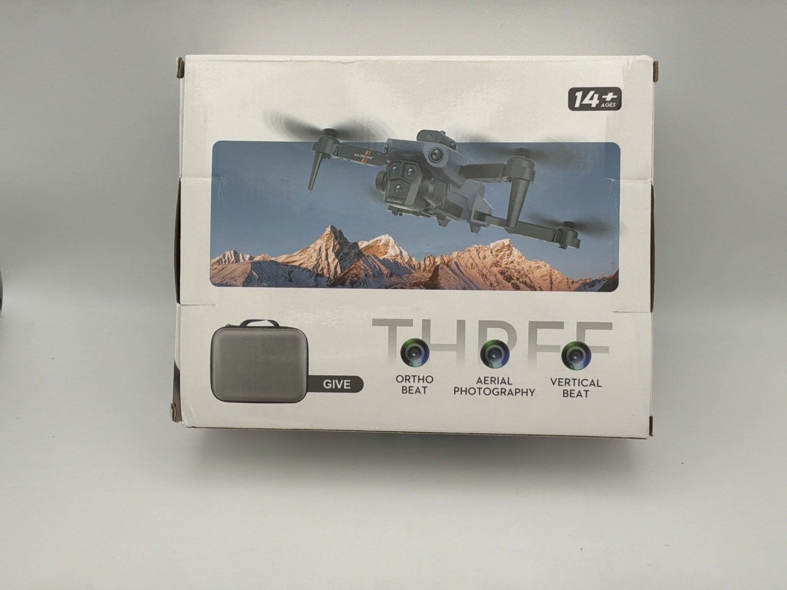 K6 Max RC Drone 4K Dual Camera Foldable w/ Case Controller Open Box
