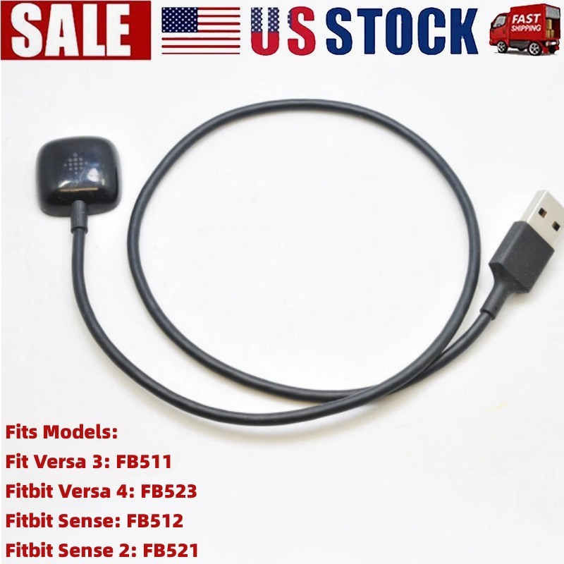 Genuine Fitbit Sense Watch and Versa 3 Charging Cable Fast Charger Cord FB174RCC