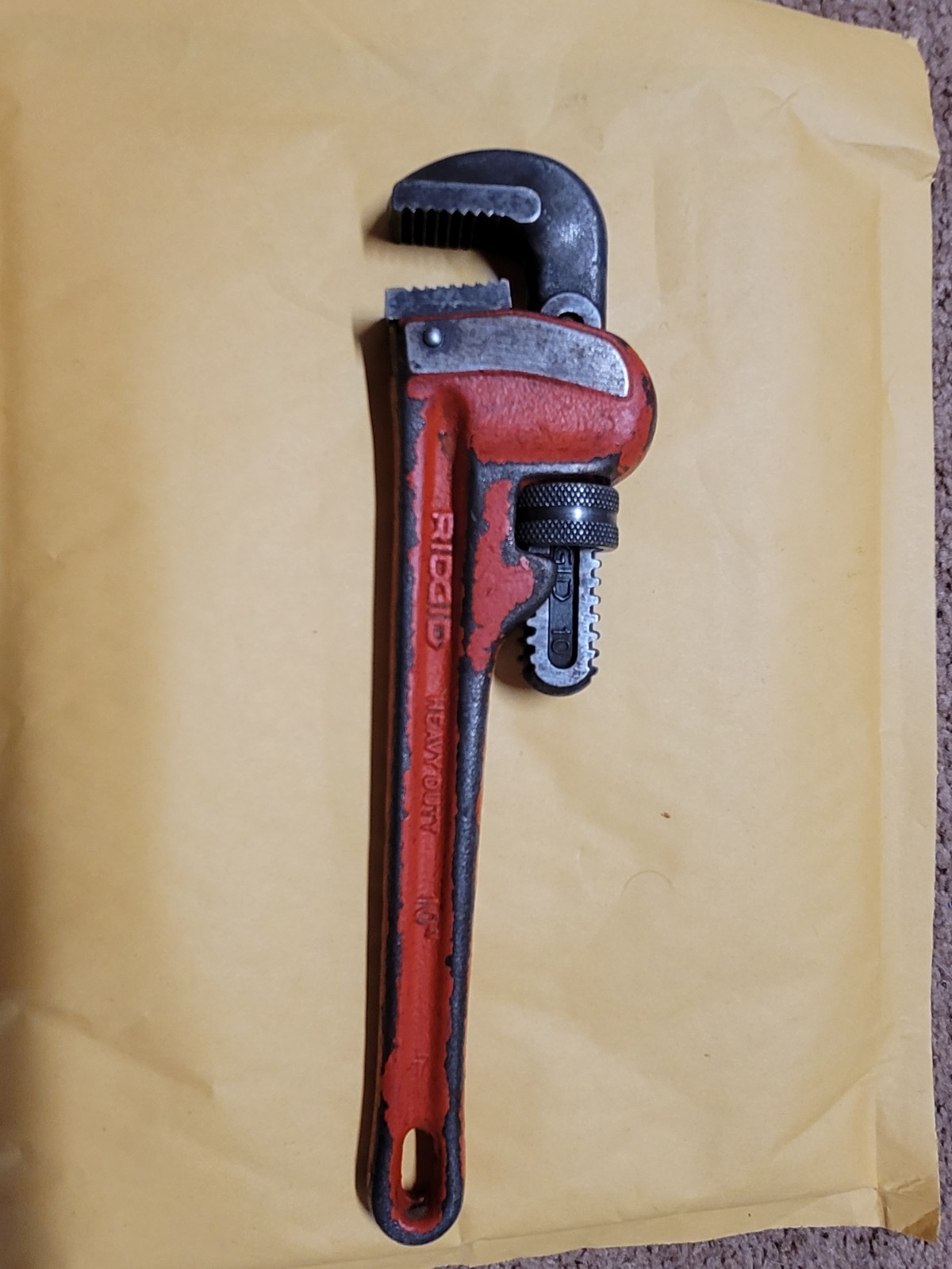 Ridgid 10 Inch Pipe Wrench
