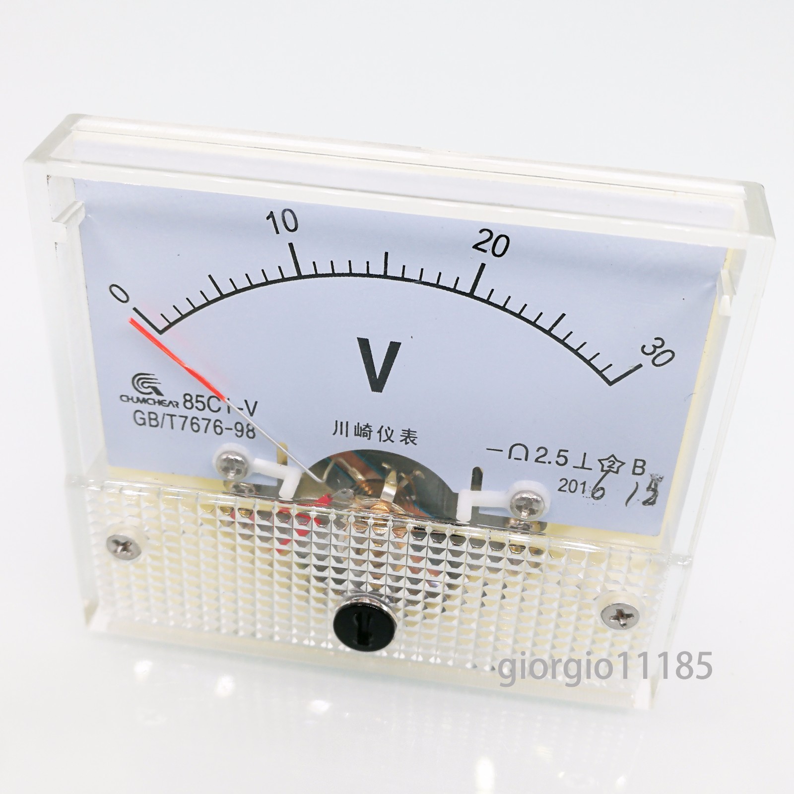 Analog Panel Volt Voltage Meter Voltmeter Gauge 85C1 0-30V DC