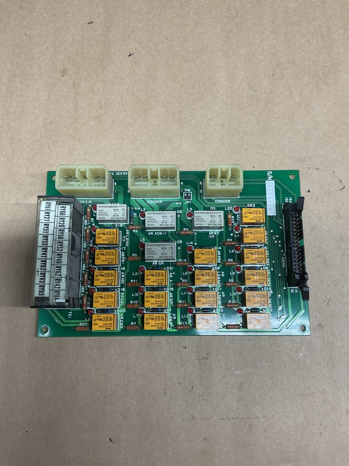 ASY 3EK23010, PWB 3A133217, DWG 3EK95029 PLC Circuit Board Module #4012PT139