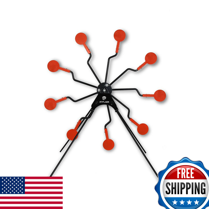 Atflbox Ferris Wheel Metal Resetting Mobile Shooting Targets For Pistol Airgun