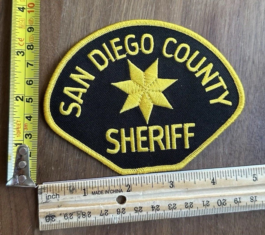 CA San Diego County County California Sheriff Shoulder Patch