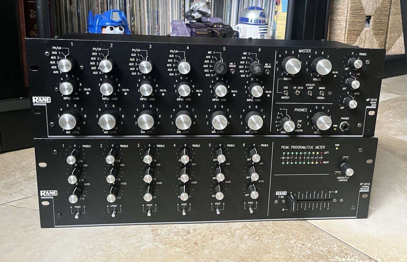 Rane MP2016 Bozak Style mixer + XP2016 processor + Power Adapters & Link Cable