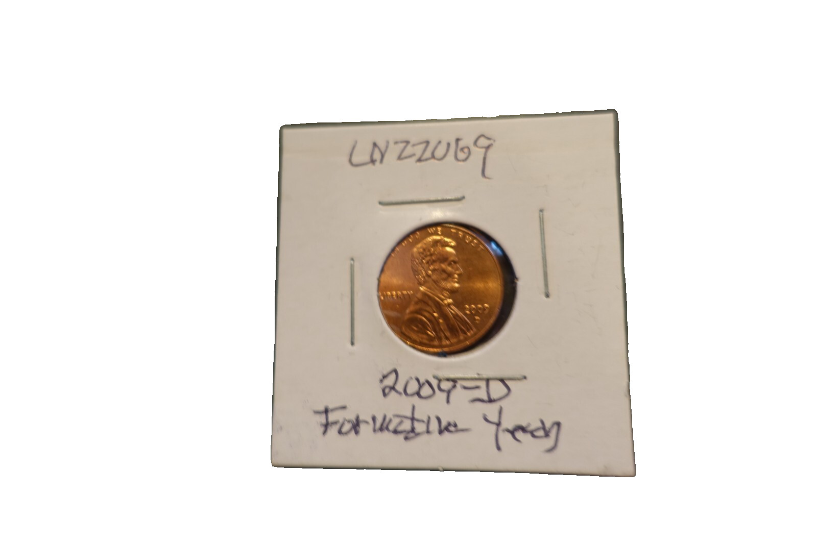 2009-D 1 cent Lincoln Formative Years Penny