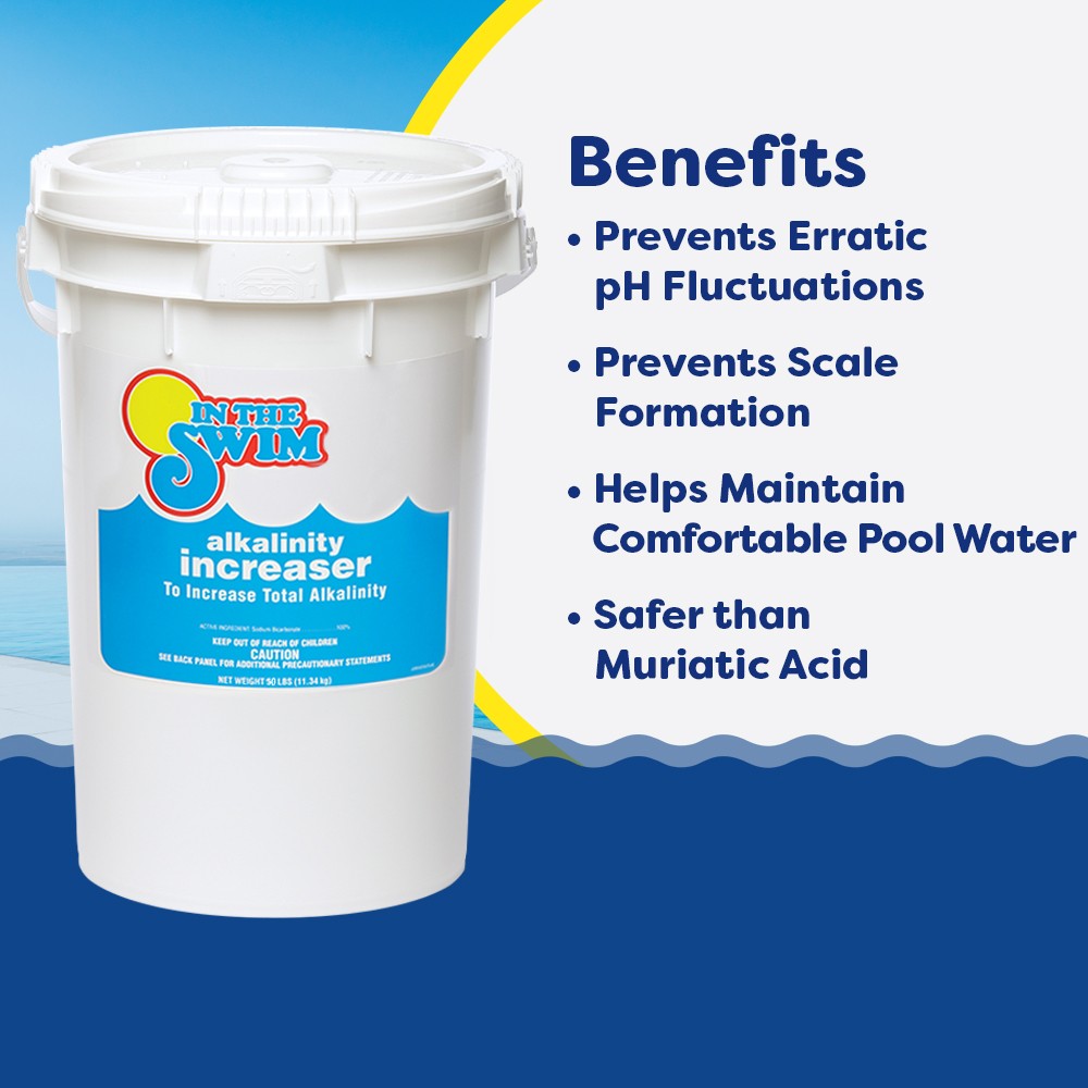In The Swim pH Increaser and Alkalinity Increaser Bundle: Includes 25 Pound