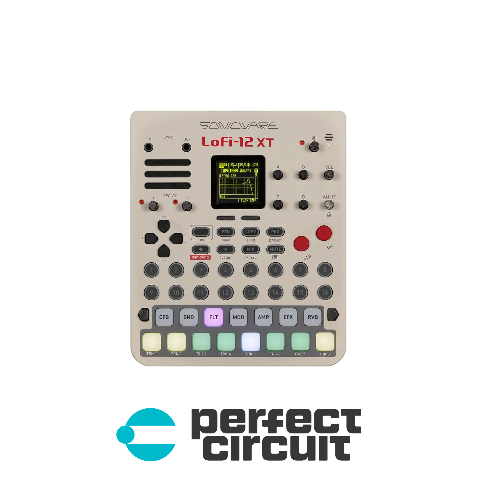 Sonicware Lofi-12 XT (Limited Retro Color) SAMPLER - NEW - PERFECT CIRCUIT