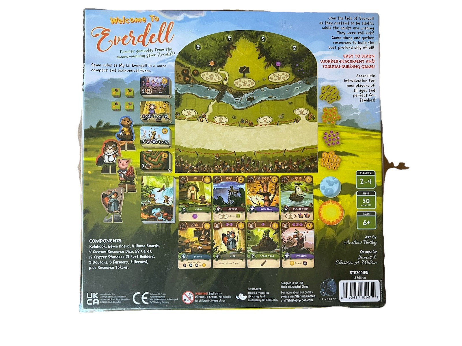 Welcome To Everdell My Lil' Family Board Game Sterling Games + New Sealed