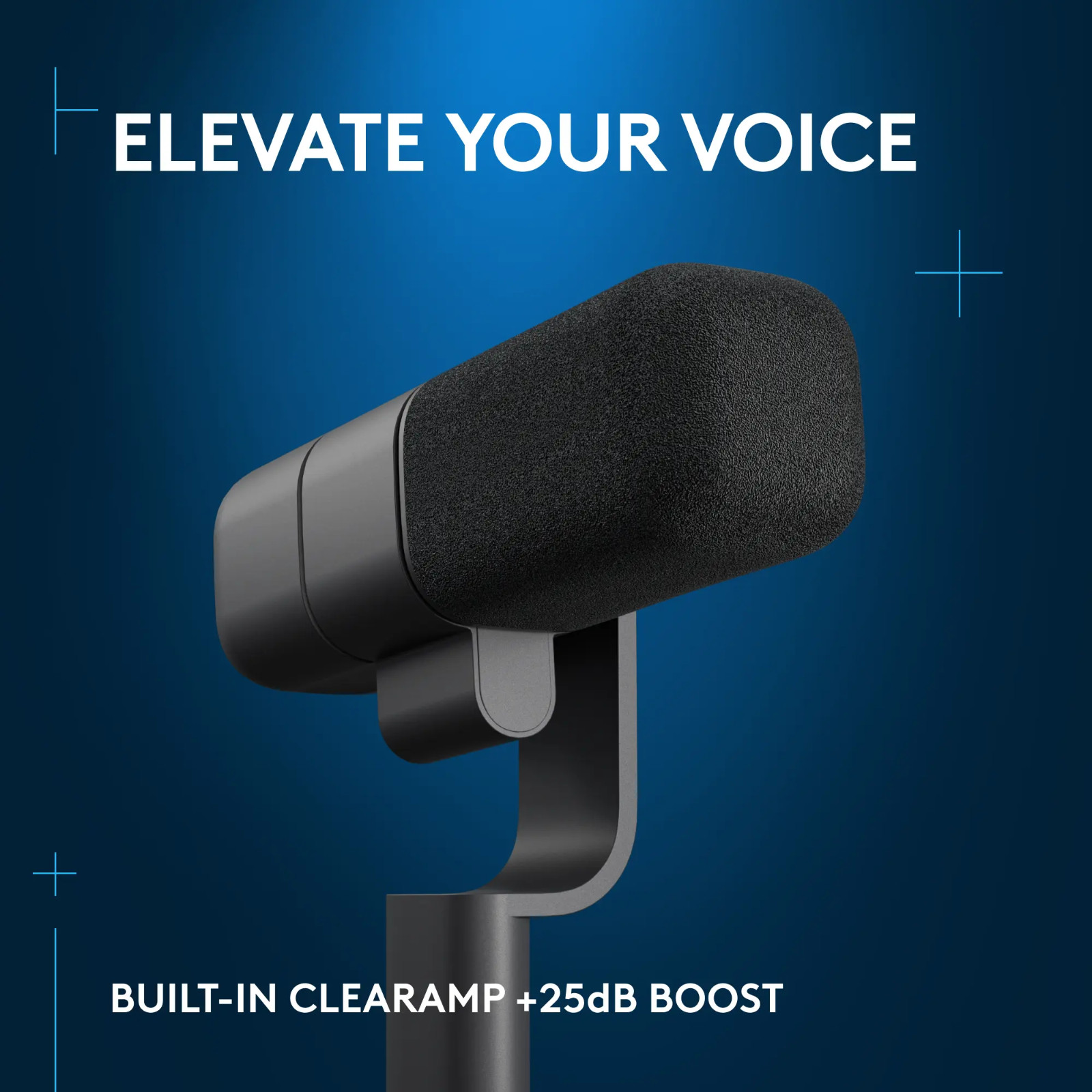 Logitech Yeti Studio Active Dynamic XLR Broadcast Gaming Microphone w/ ClearAmp