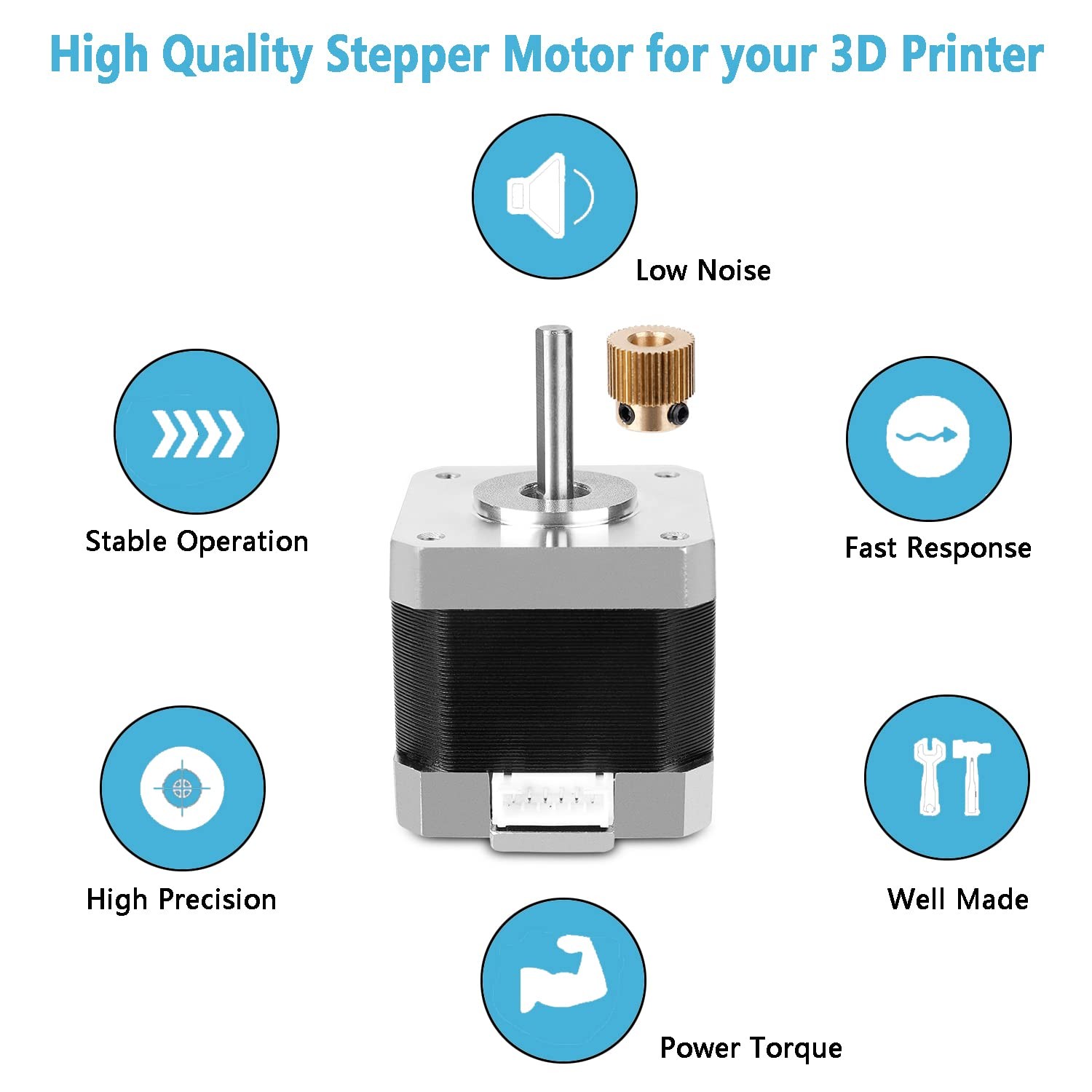 Creality Official 42-40 Stepper Motor with E Motor, Black