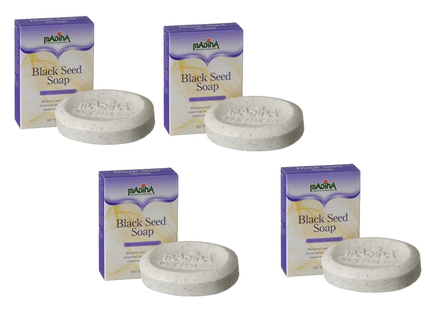 4 pack - Madina Black Seed Soap 3.5oz