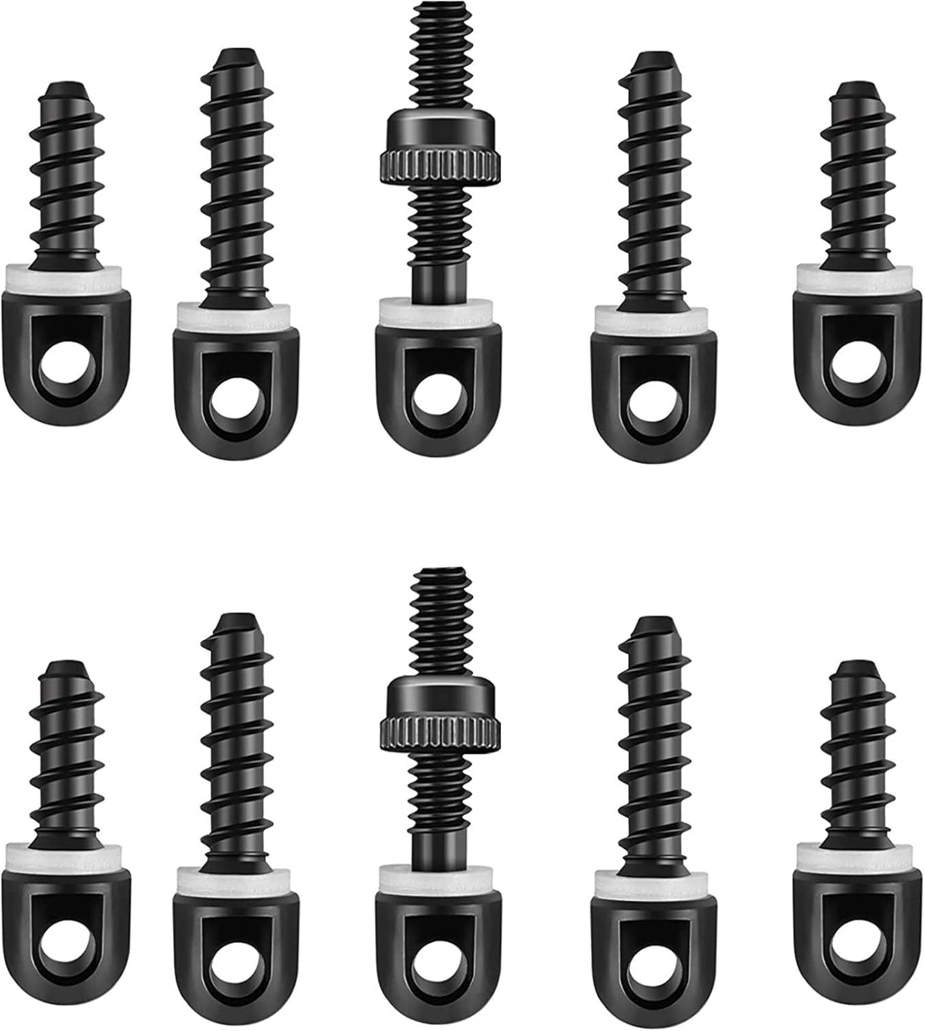 Sling Swivel Studs Set, Wood Bolt Screw Studs Crossbow Sling Screw