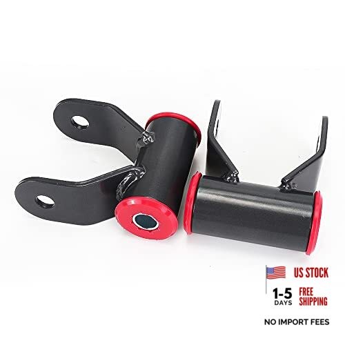 Rear Drop Lowering Leaf Spring Shackle kit 2" 412120 Compatible with 2002-2008