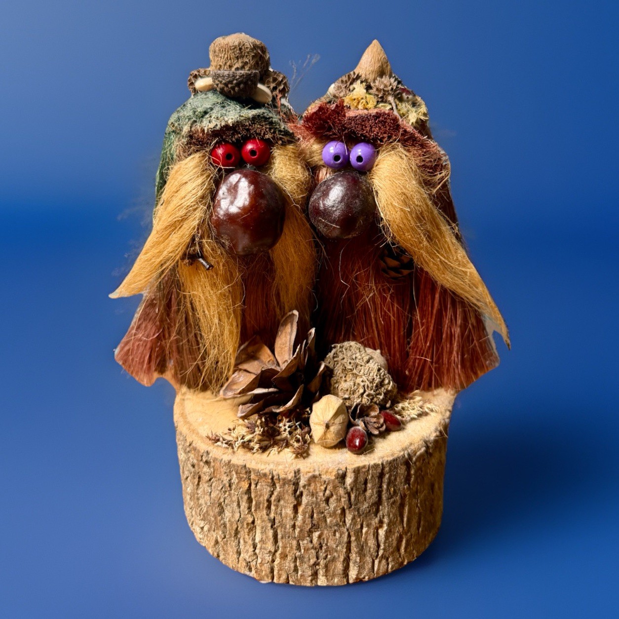 Vintage 5 ARTS STUDIO Sweetheart Trolls Sculpture, Info Pamphlet, Whimsy Fantasy