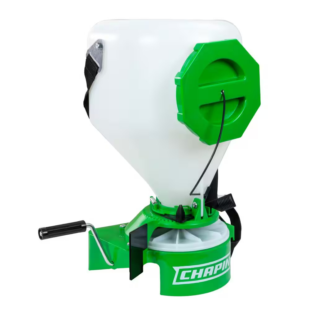 8700G 35-Pound Capacity Chest Mounted Spreader with Easy Fill Hopper for Grass S