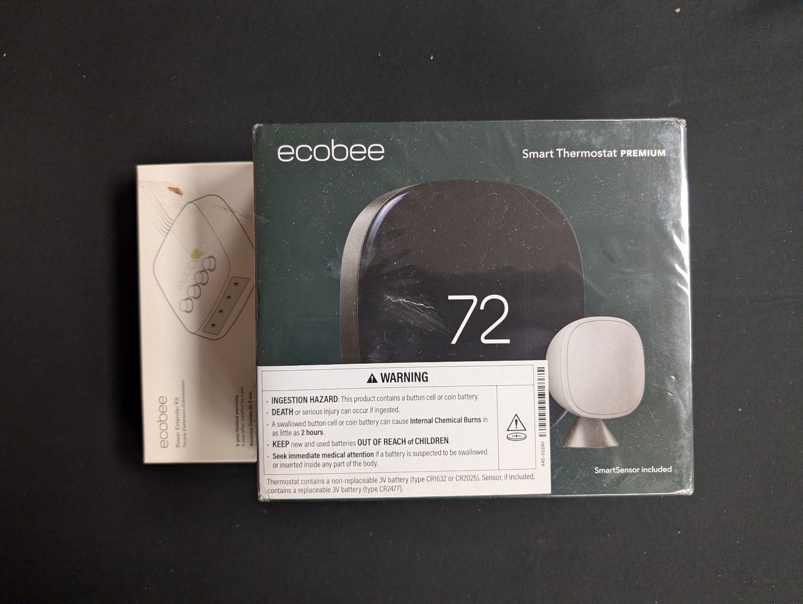 NEW ecobee Smart Thermostat Premium WiFi Alexa Siri HomeKit SmartSensor + PEK