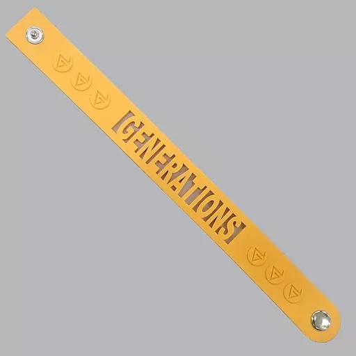 GENERATIONS from EXILE TRIBE PVC Rubber Bracelet Izakaya Exile PARK 8.3in Used