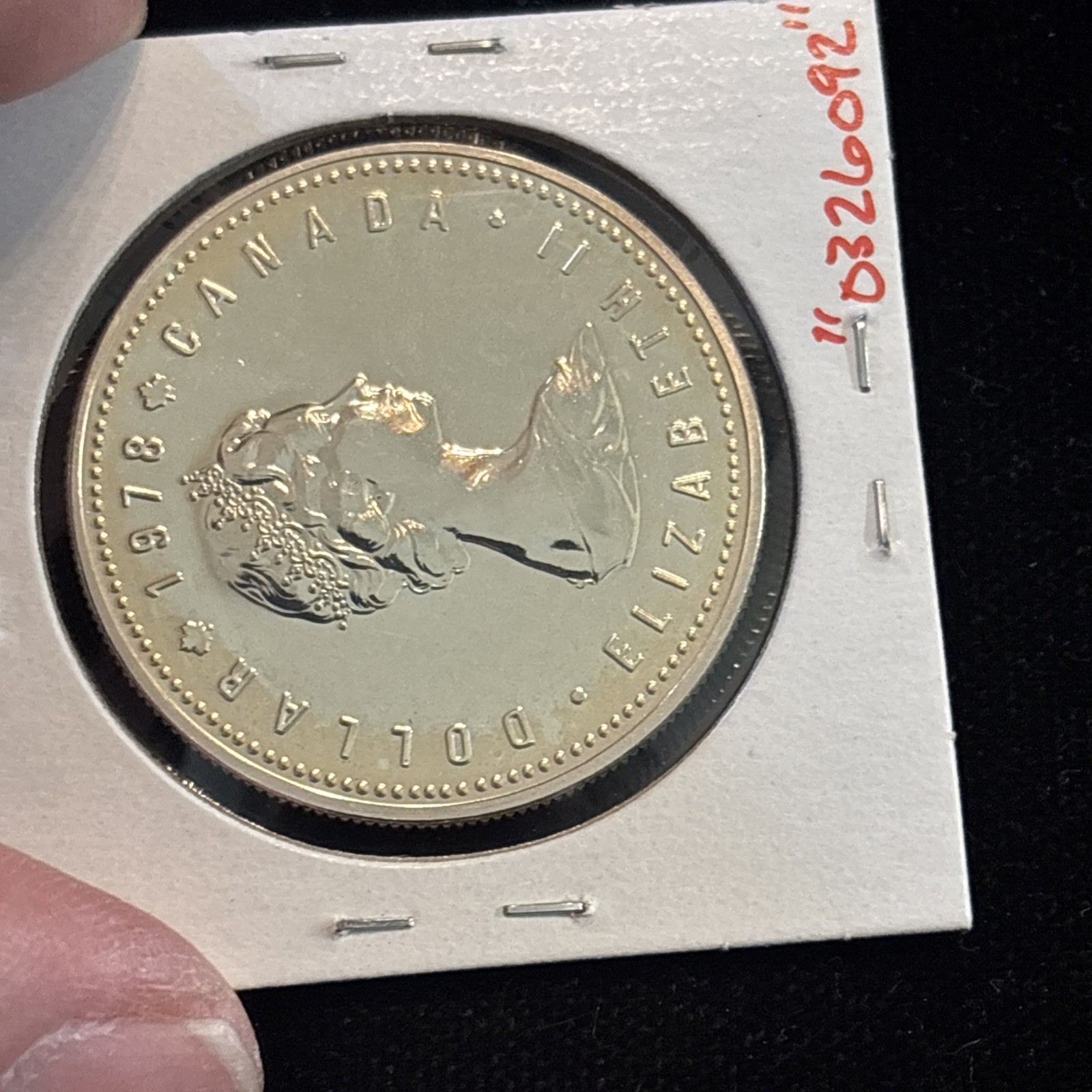 1978 Canada Silver Dollar Edmonton Games Proof “0326092” Canadian $1