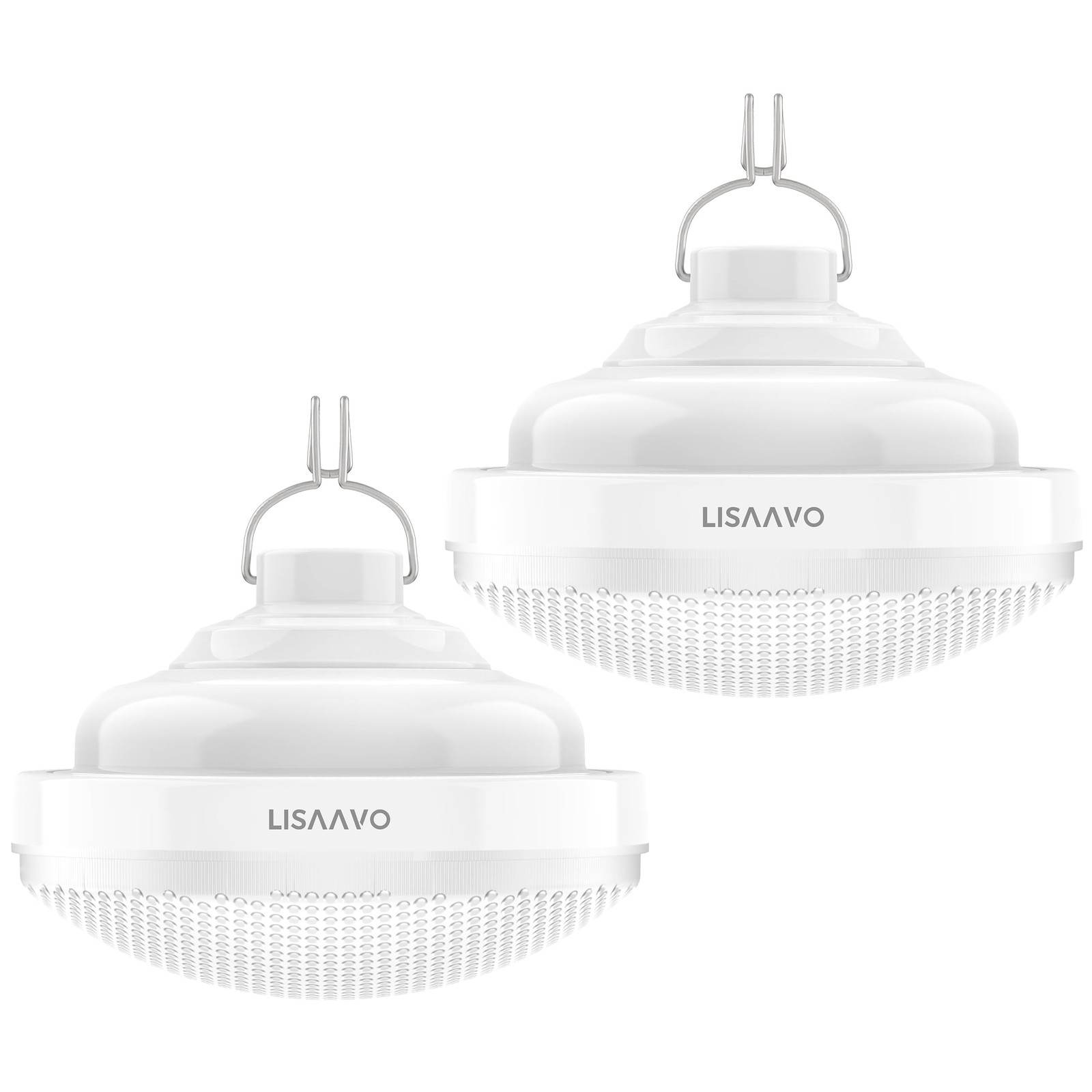 2PCS Tent Light Rechargeable 2400mAh LED Camping Light,IPX5 Waterproof for Ca...