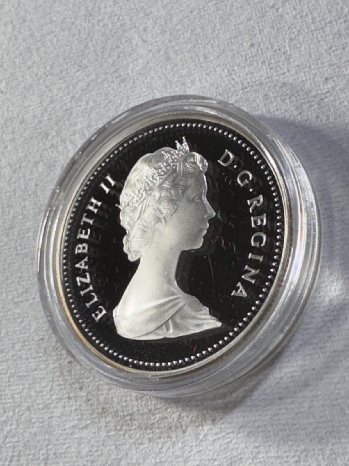 1984 Canada 1 Dollar Silver Proof Coin Toronto