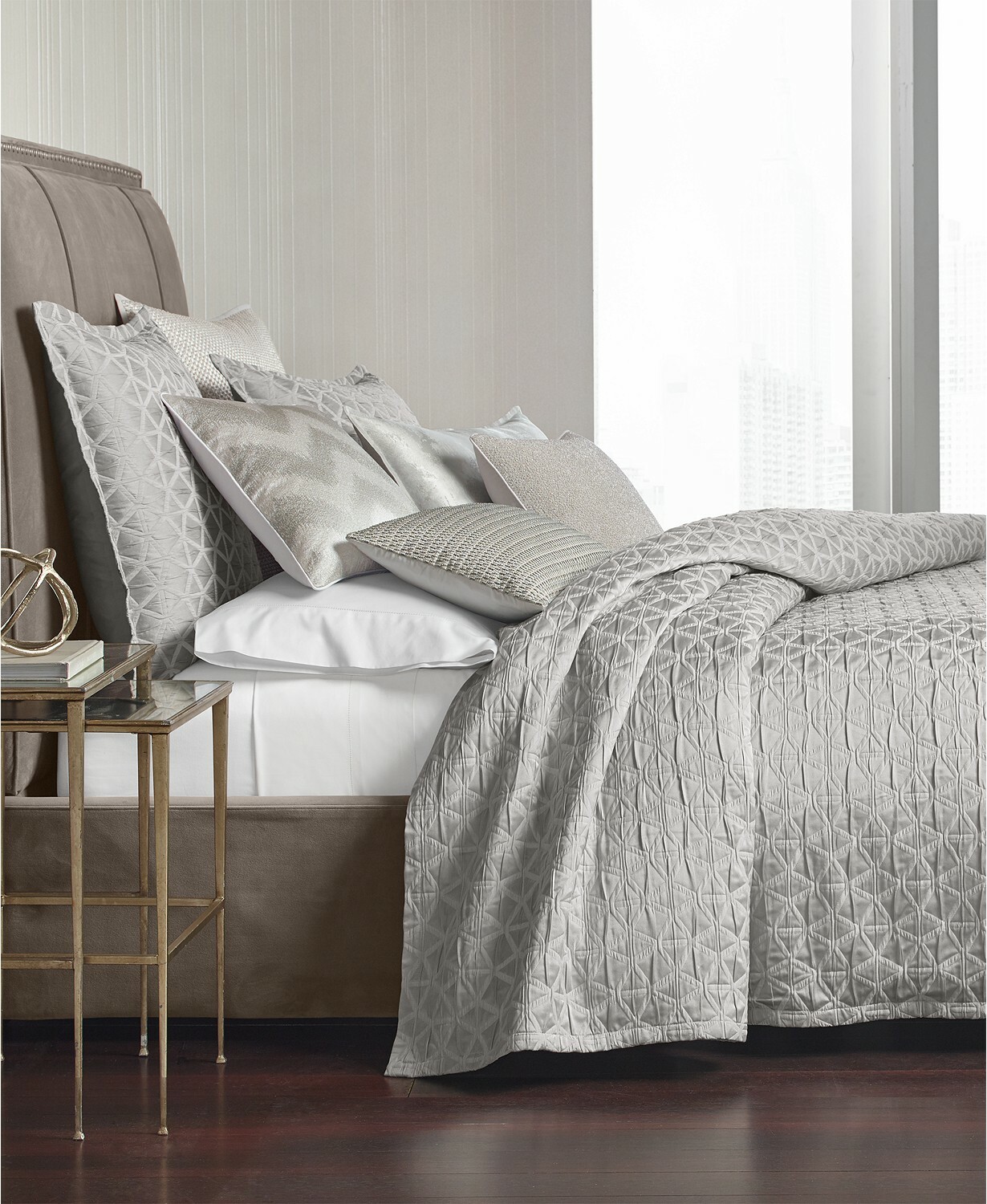 Hotel Collection Interlattice Quilted King Sham T4101304