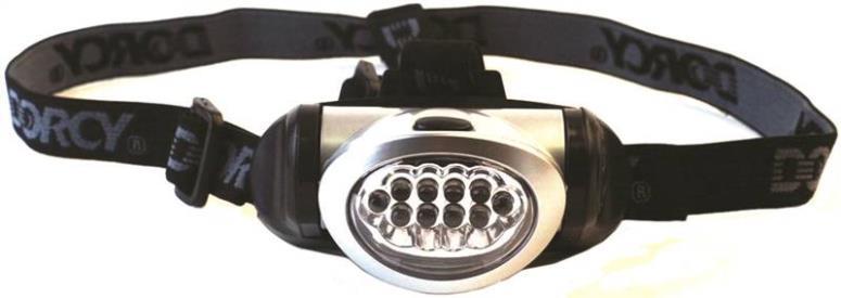 NEW DORCY 41-2095 17 LUMEN 10 LED HEADBAND HEADLIGHT FLASHLIGHT POWERFUL 7117492