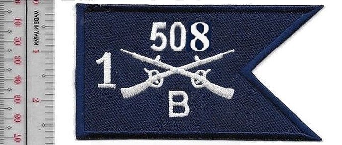 US Army 82nd Airborne Division 508th Parachute Inf 1st Battalion B Co NO TARIFF