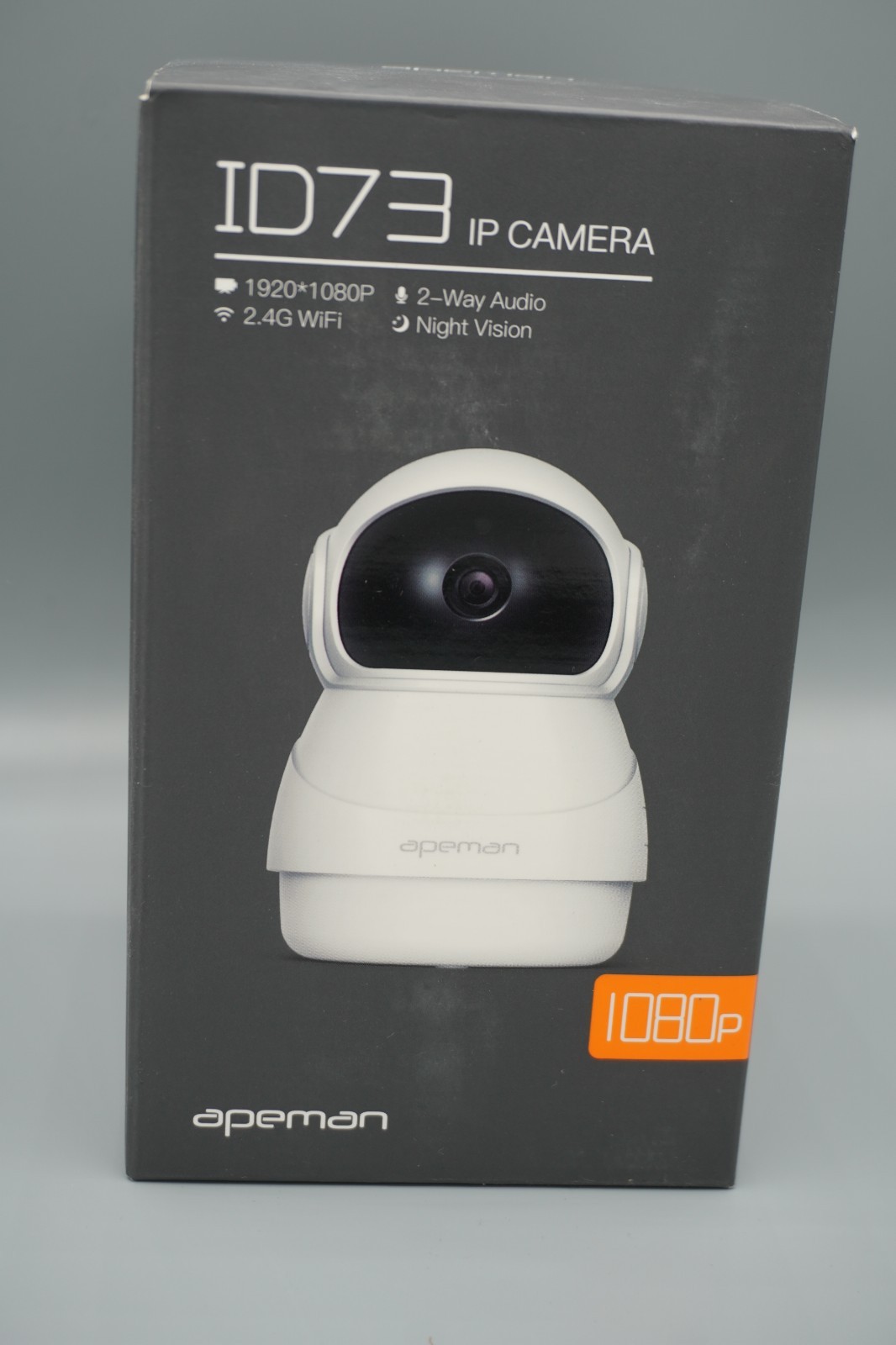 Apeman ID73 1080P WiFi Indoor Security Camera Pan Tilt Night Vision Baby Monitor