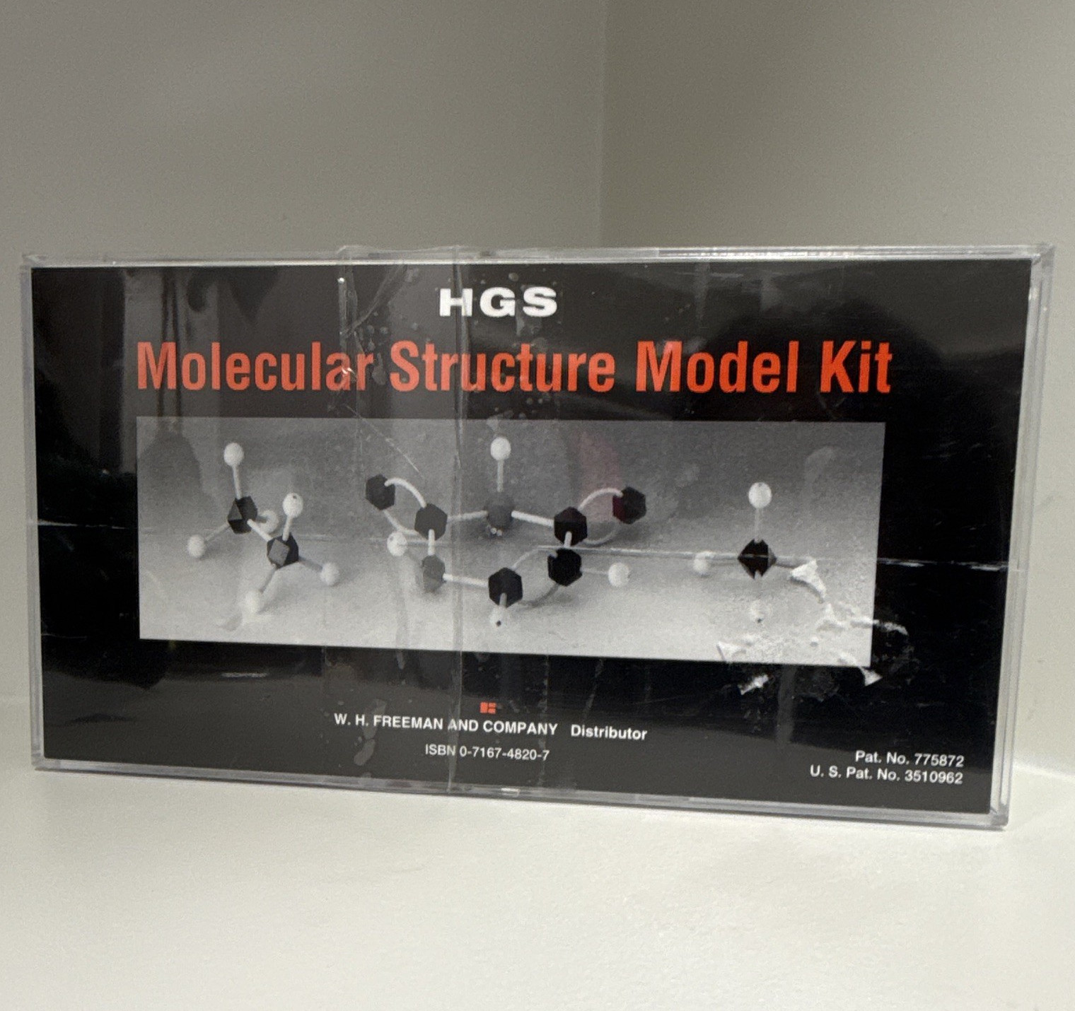 HGS Molecular Structure Model Kit, W.H. Freeman, Vintage Ed Organic Chemistry