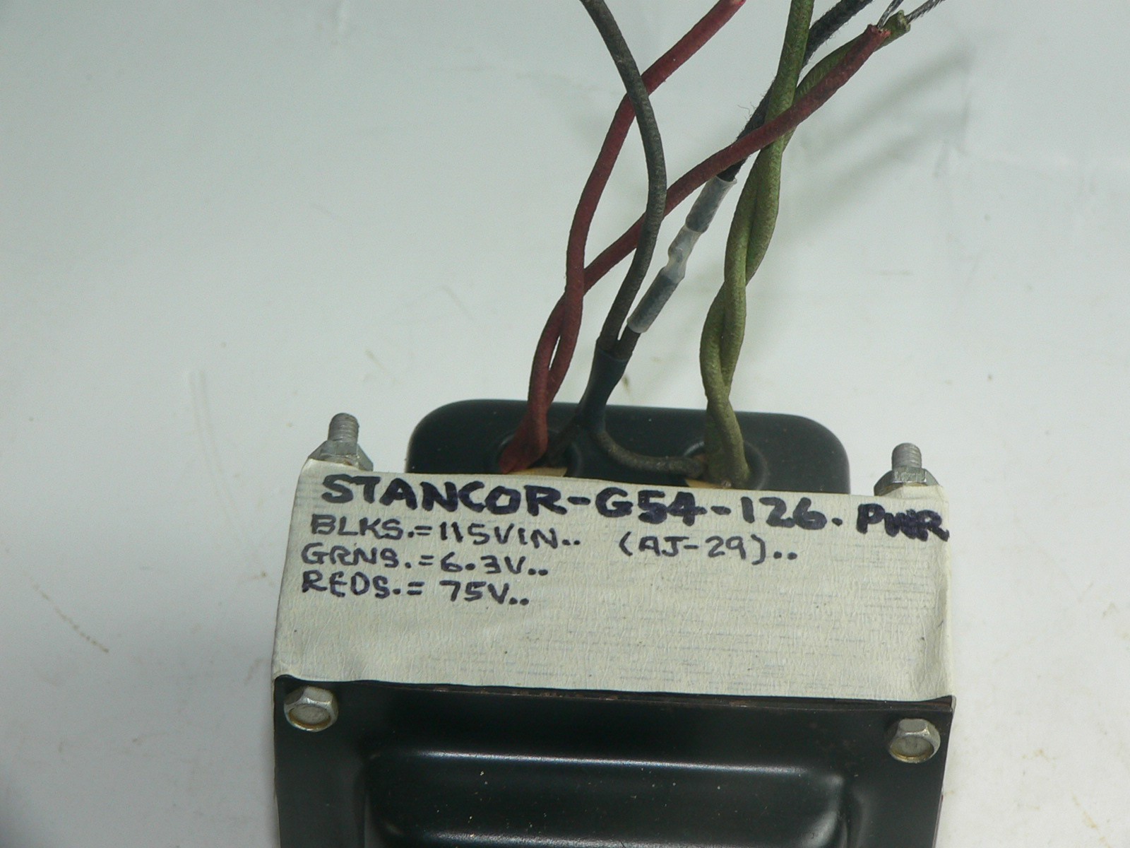 1  Stancor G54-126  Power Transformer--Tests good