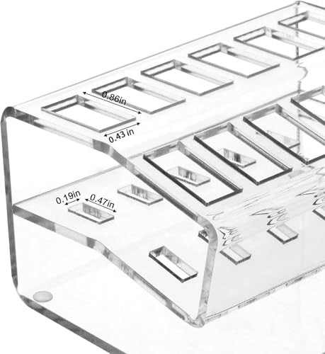 USB Flash Drive Holder Stand USB Memory Stick Storage Organizer, Acrylic USB
