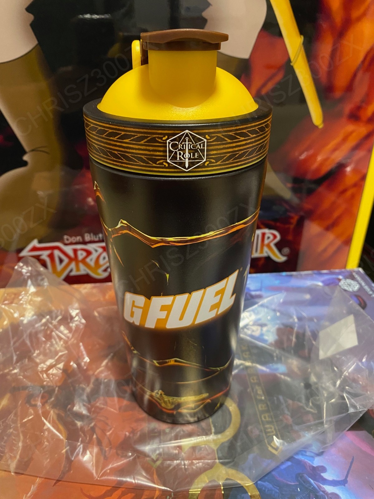 GFUEL Vox Machina Critical Role F*** S*** UP! Collector's Shaker Cup ONLY G FUEL