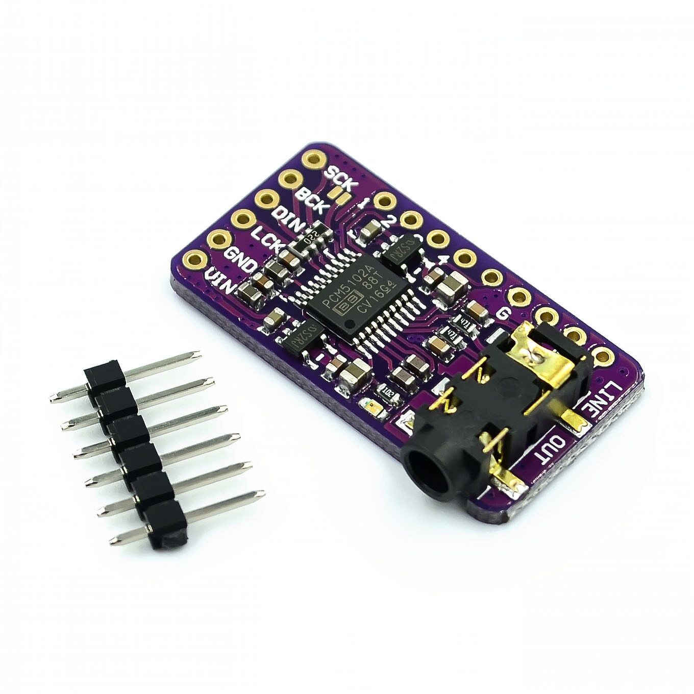 Interface I2S PCM5102A DAC Decoder GY-PCM5102 I2S Player Module For Raspberry