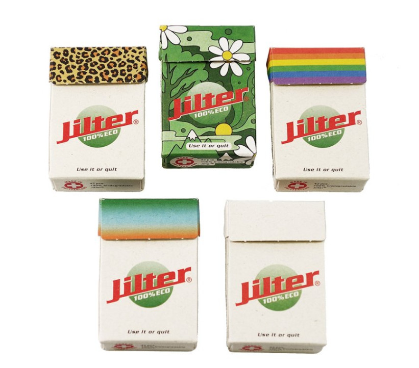 Jilter Rolling Filter – Biodegradable Add-on for Filter Tips – 1 Box (33 Packs)