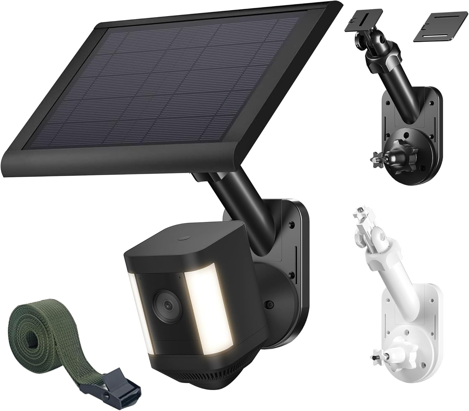 Wall Mount for Cameras and Solar Panels 2-In-1 Mount Compatible with Ring Blin
