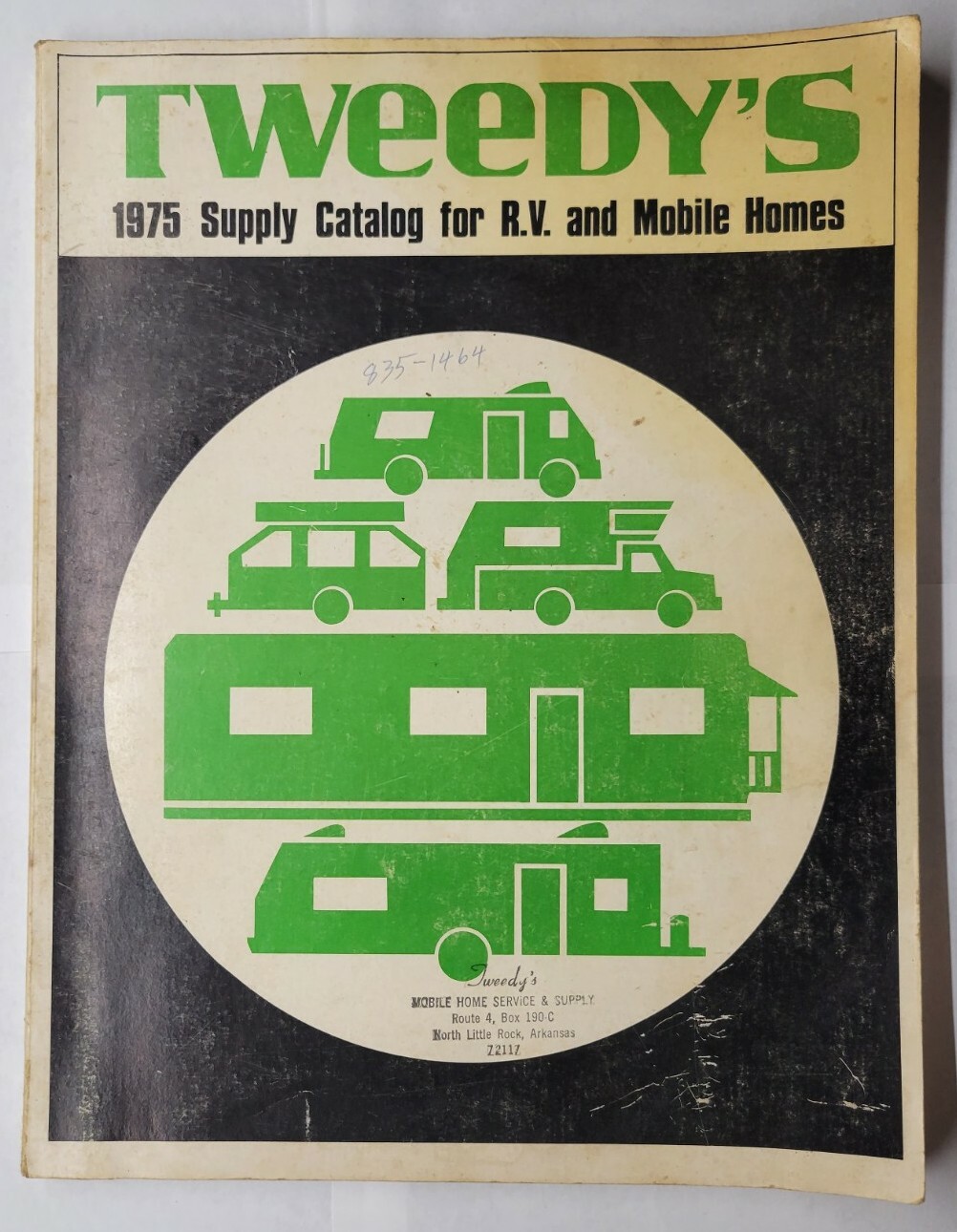 Tweedy's 1975 Supply Catalog For R.V. And Mobile Homes