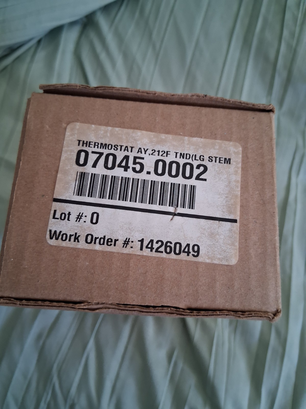 New Open Box 07045.0002 Bunn Thermostat Ay,212F  Genuine OEM Fast Shipping.
