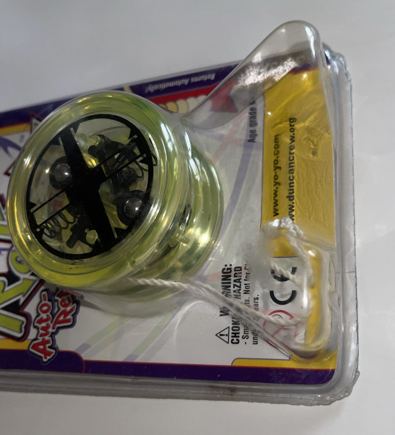 Duncan Toys YoYo Reflex Auto Return Yo-Yo Beginner String Trick Blue 3513AR New