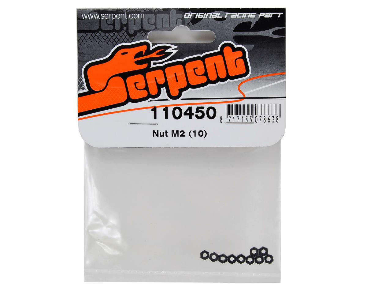 Serpent M2 Nut (10) [SER110450]