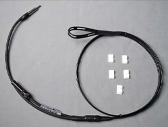J&M Flexpower In-Fairing Antenna - AM/FM/WB Radio Motorcycle Street Bike