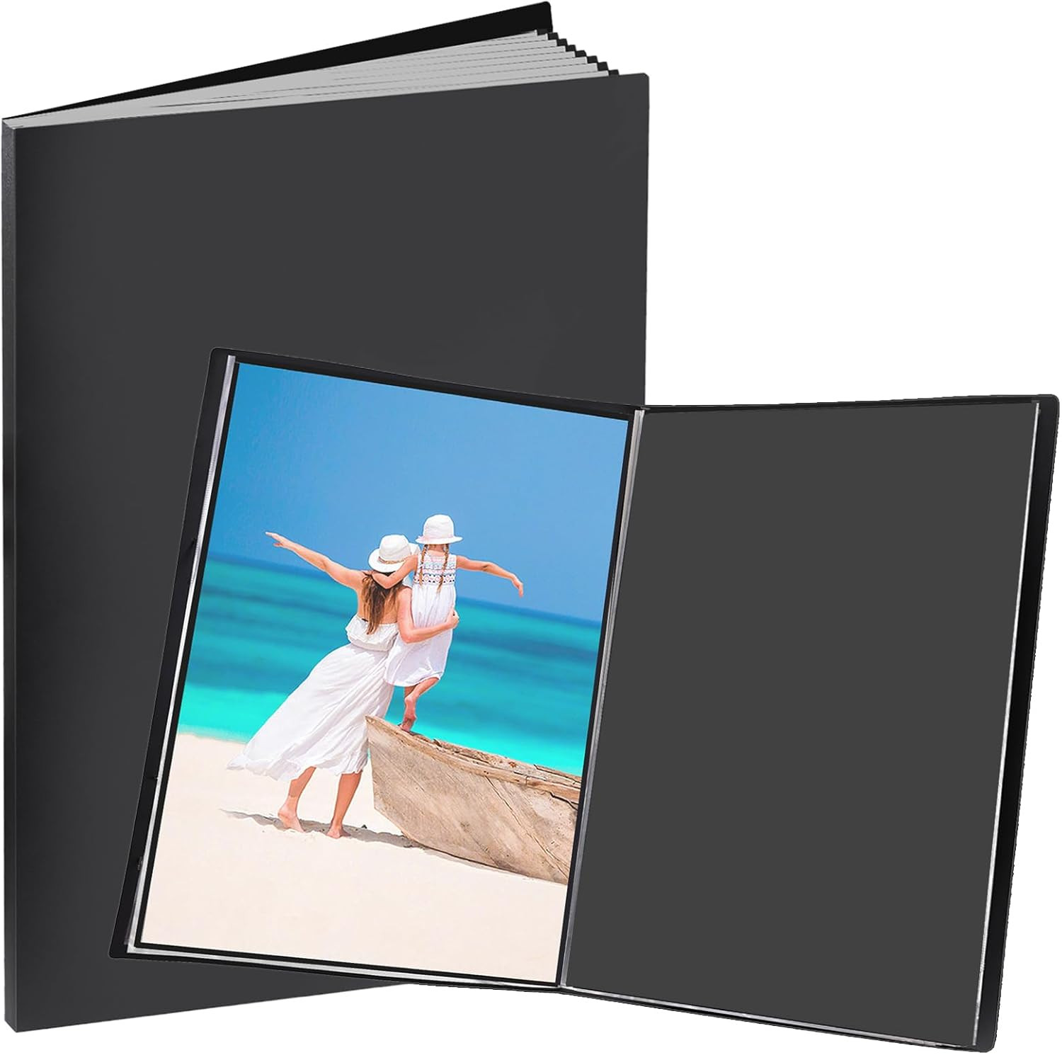 Large 18"X24" Art Portfolio Heavy Duty Binder with Plastic Sleeves, Portfolio Fo