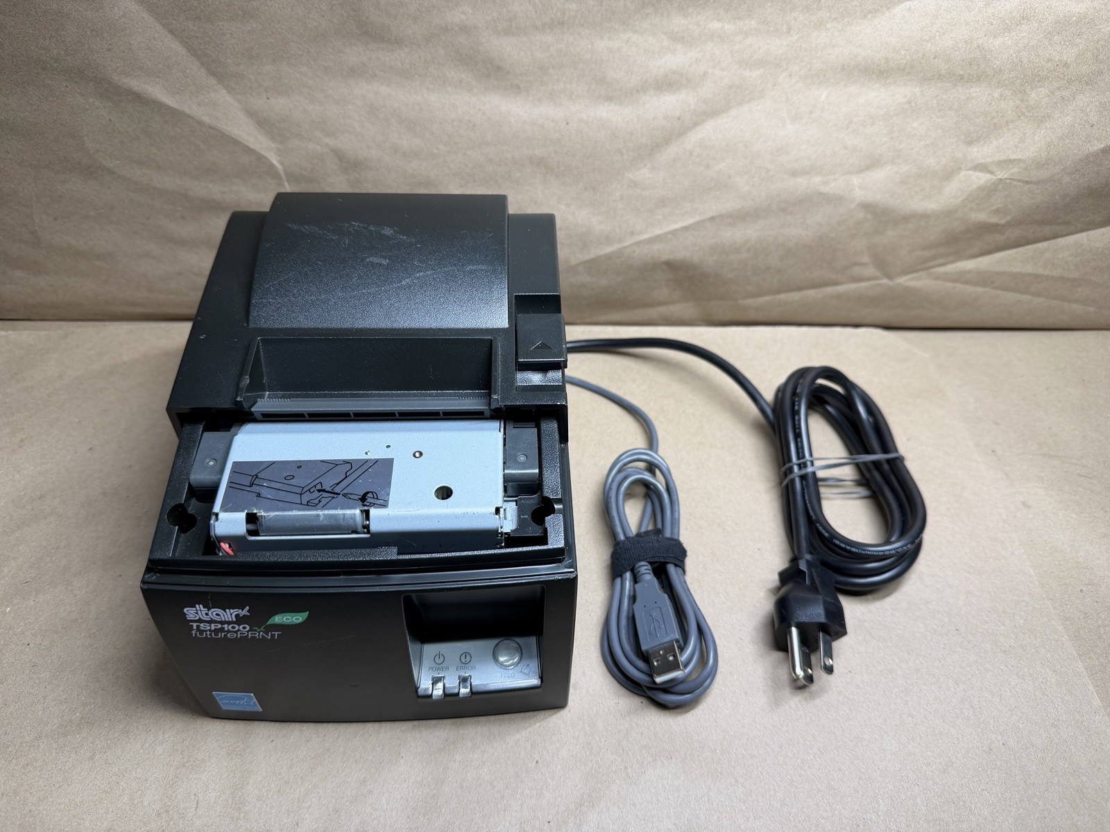 Star TSP100II USB Print POS Thermal Printer  w/ Cables