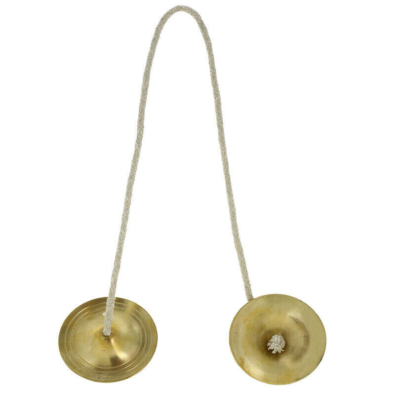 Manjira Manjeera Brass God Handmade Percussion Musical Instrument Bhajan Kirtan