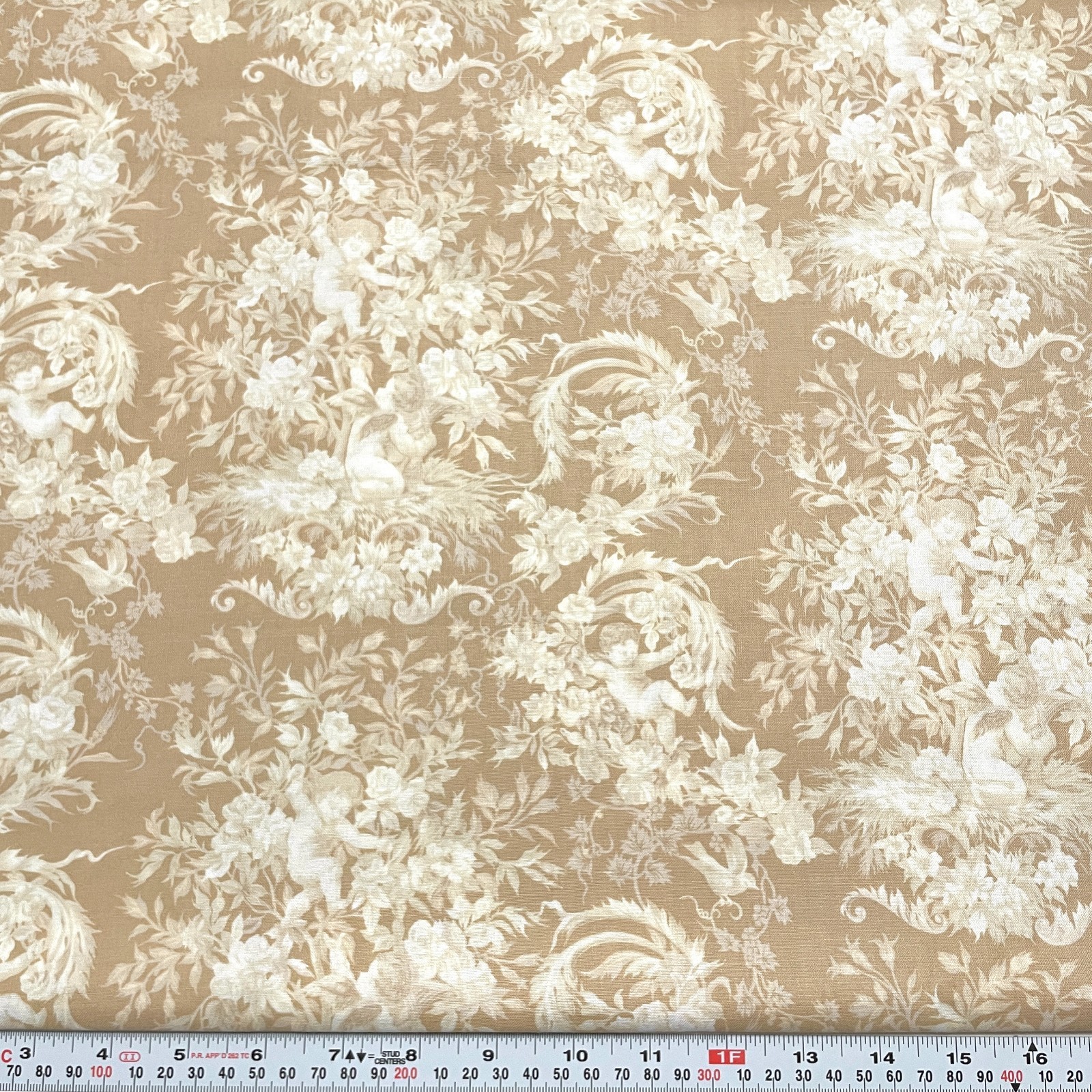 Heaven Can Wait by Ro Gregg for Northcott Cherubs Birds Cotton by the HALF YARD