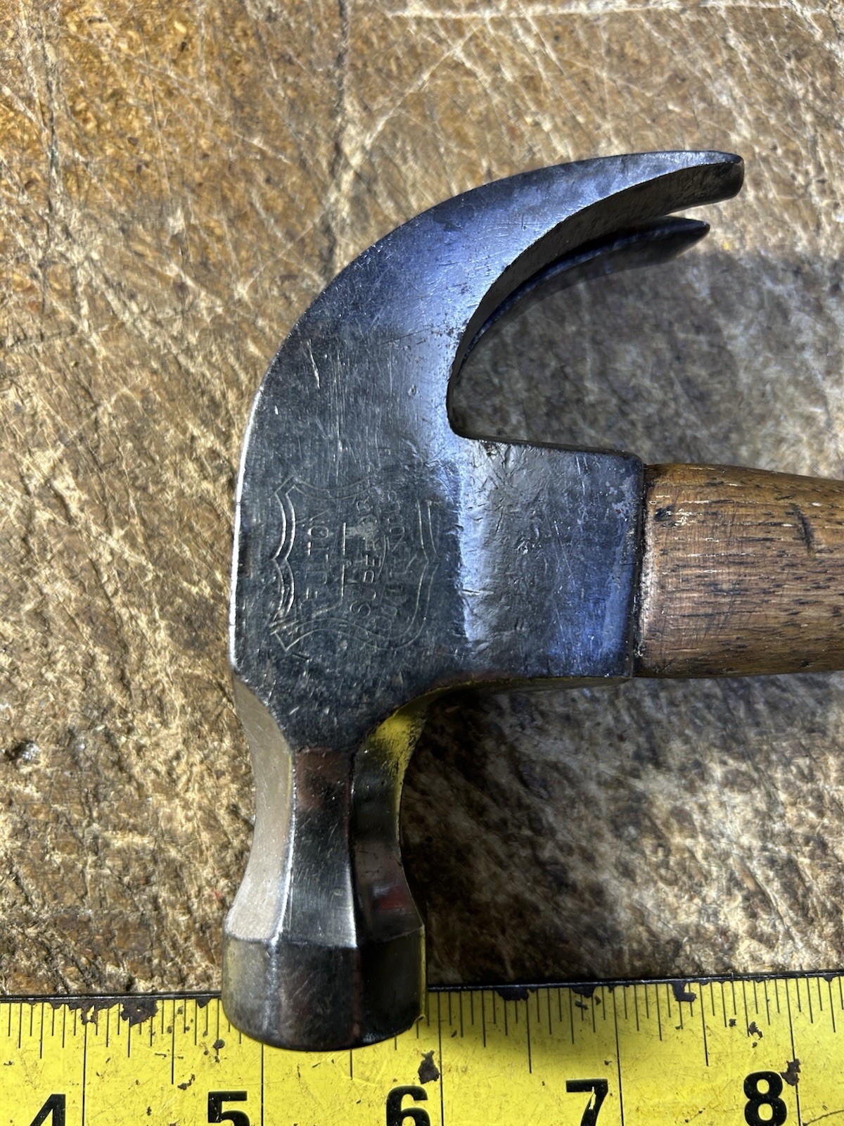 HTF FULTON Nickel Plated Claw Hammer