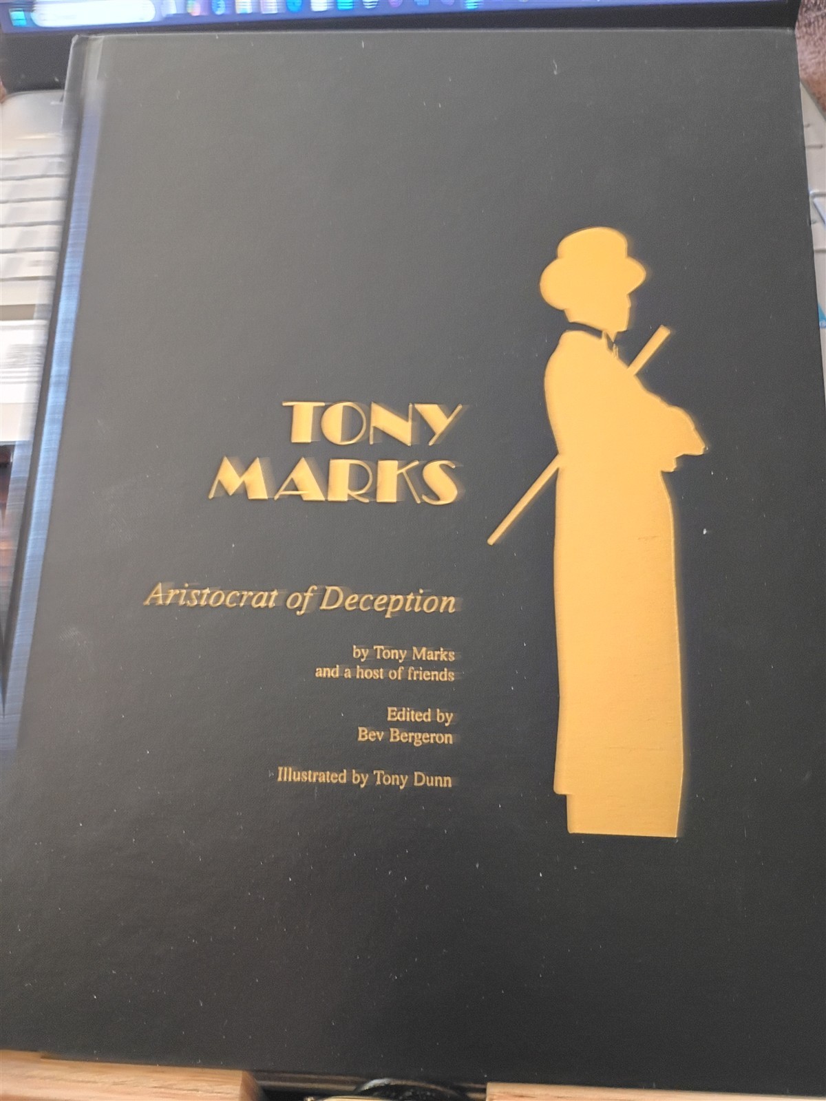 Magic Book Tony Marks Aristocrat of Deception HC