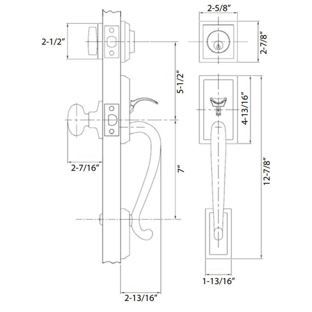 Pamex Tuscany Handleset
