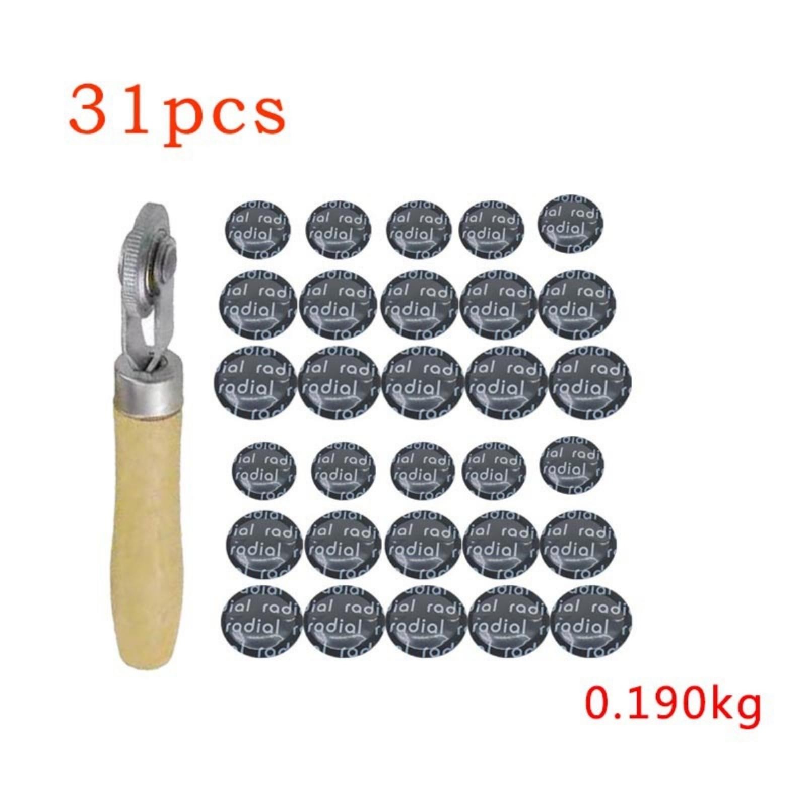 Universal Tire Repair Rubber Patch Glues Tool Tyre Patching Repair with Roller